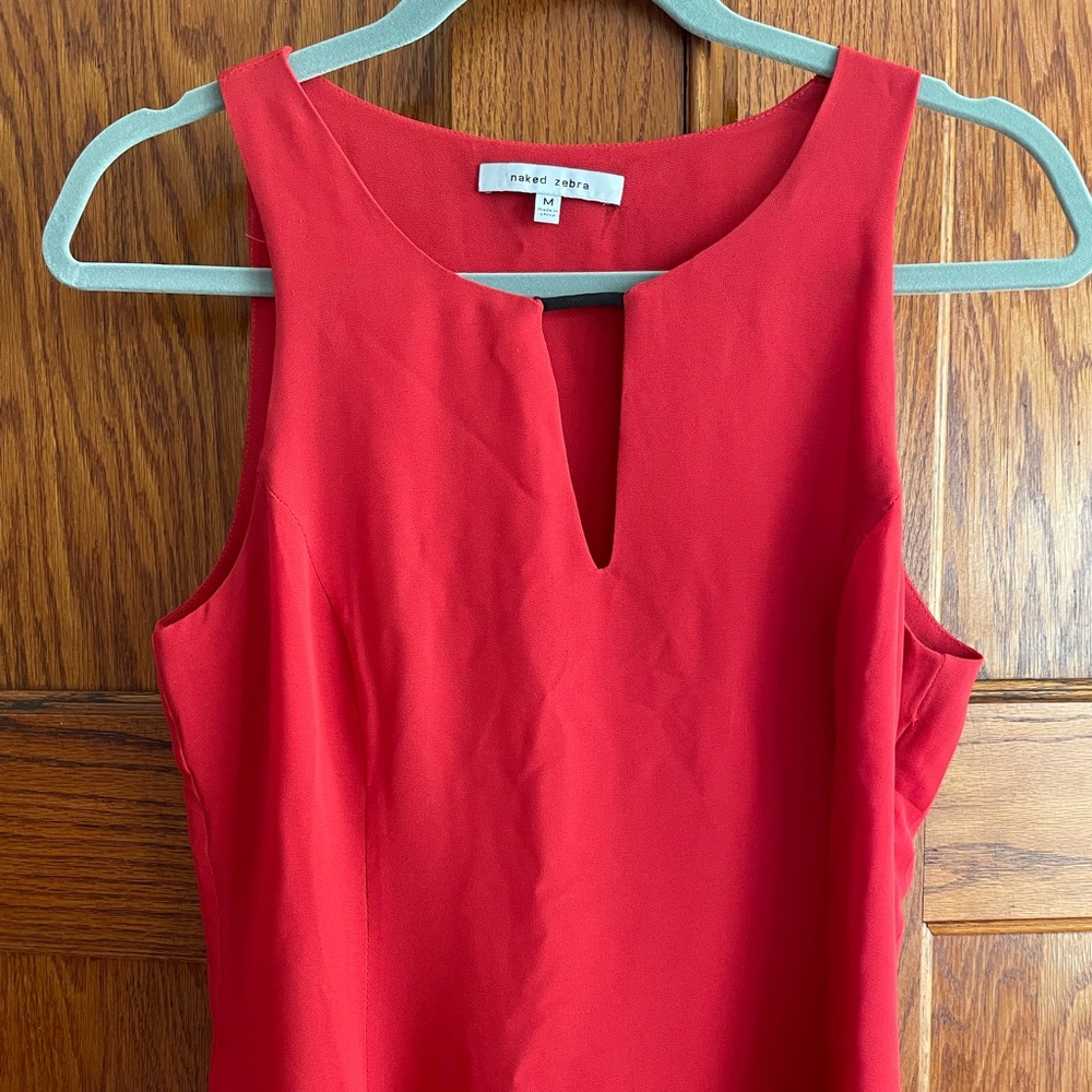Naked Zebra red top